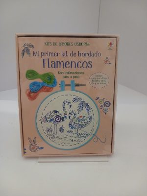 Mi primer kit de bordado - Flamencos