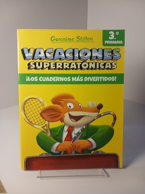 Portada de Vacaciones superratónicas, 3o Primaria ¡los cuadernos más divertidos!