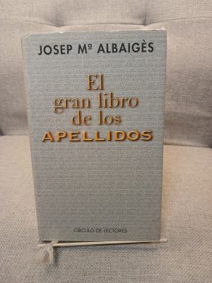Portada de El gran libro de los apellidos