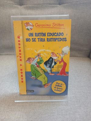 Portada de Un ratón educado no se tira ratopedos: Geronimo Stilton 20 ¡Con el manual de los buenos modales!