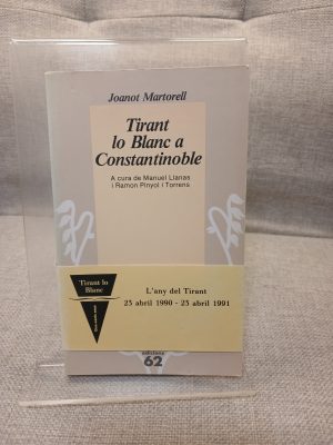 Portada de Tirant lo Blanc a Constantinoble