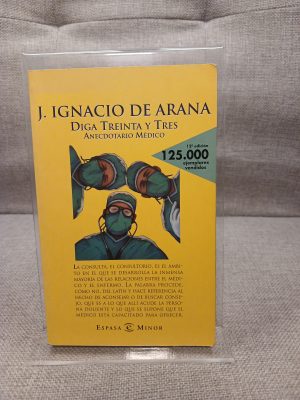 Portada de Diga treinta y tres anecdotario médico