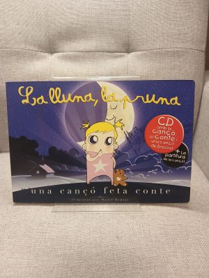 Portada de Una cançó feta conte vol 2: La lluna. La pruna Cd+Bk